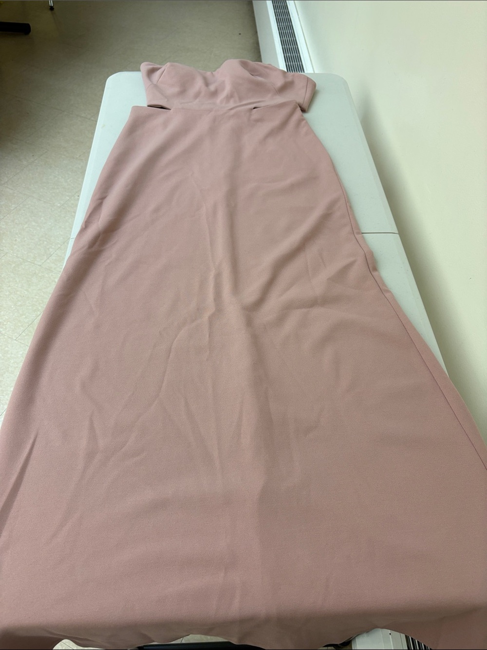 Jenny Yoo Blush Pink Maxi Dress